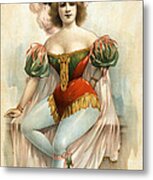 American Burlesque Costume Metal Print