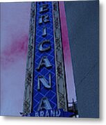 Americana Vintage Landmark Sign_3 Metal Print