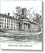 Amherst College - Chapel And Dormitories Metal Print