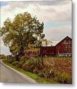 Amish Farm Ii Metal Print