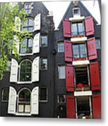 Amsterdam Homes Metal Print