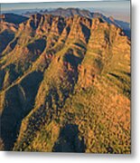 An Aerial View Of The Rugged And Metal Print