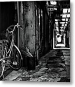 An Old Market Place In A Historic Town Metal Print