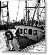 An Old Trawler Metal Print