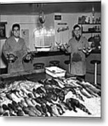 Anastasia Fishermans Wharf Sea Food Monterey Circa 1950 Metal Print