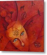 Ancestral Mask-sold Metal Print