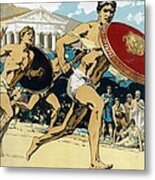 Ancient Olympic Games  The Relay Race Metal Print