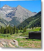 Animas Forks Jail Metal Print