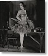 Anna Pavlova In Her Ballet Costume Metal Print