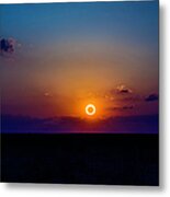 Annular Eclipse Over New Mexico, May Metal Print