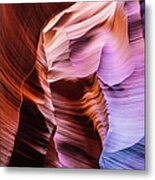 Antelope Canyon Spiral Rock Arches Metal Print