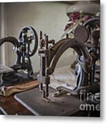 Antique Sewing Room Metal Print