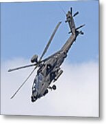 Apache Attack Helicopter Metal Print