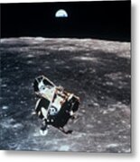 Apollo 11 Photo Of Lunar Module Ascent Stage Metal Print