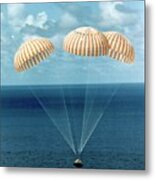 Apollo 14 Water Landing Metal Print