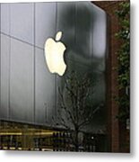 Apple Store Metal Print