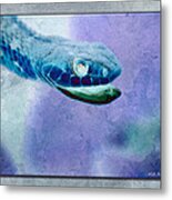 Aqua Serpent 3 Metal Print