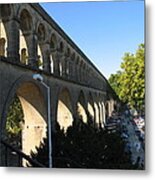Aqueduct In Southern France Metal Print
