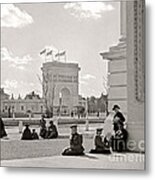 Arch Of States Trans Mississippi 1898 Metal Print