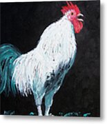 Aristotle The Rooster Metal Print