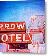 Arrow Motel Metal Print