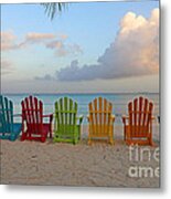 Aruba Sunrise 0746a Metal Print