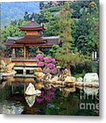 Asian Garden Metal Print