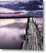 At The End Metal Print