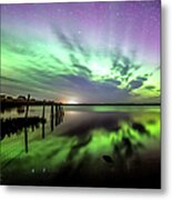 Aurora Reflections Metal Print