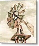 Australian Aermotor Windmill Metal Print