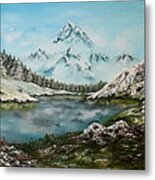 Austrian Lake Metal Print