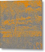 Autumn Abstract Metal Print