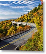 Autumn At Lynn Cove Viaduct Metal Print