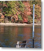 Autumn At The Lakeview Camp Metal Print