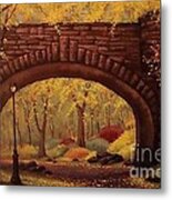 Autumn In Central Park Metal Print