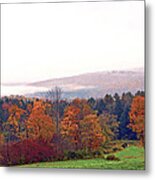 Autumn In The Butternut Valley-three Metal Print