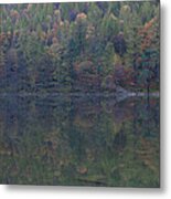 Autumn Reflections Buttermere Metal Print