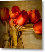 Autumn Tulips Metal Print