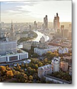 Autumn View Of Moscow Metal Print