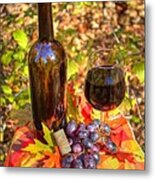 Autumn Wine Metal Print