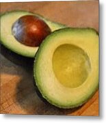 Avocado Metal Print