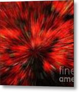 Azaleas Abstract Metal Print