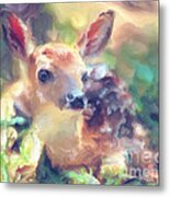 Baby Of The Wild Metal Print