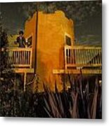 Backyard Castle Metal Print