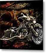 Bad Ass Bagger Metal Print