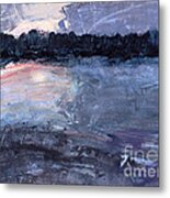 Bad Medicine Lake Sunset Metal Print