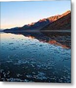 Badwater Glow Metal Print