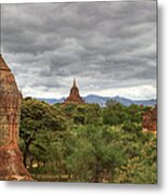 Bagan Temples, Myanmar Metal Print