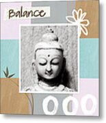 Balance- Zen Art Metal Print