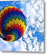 Balloon At Colorado Springs Balloon Festival - With Water Color Effect Metal Print